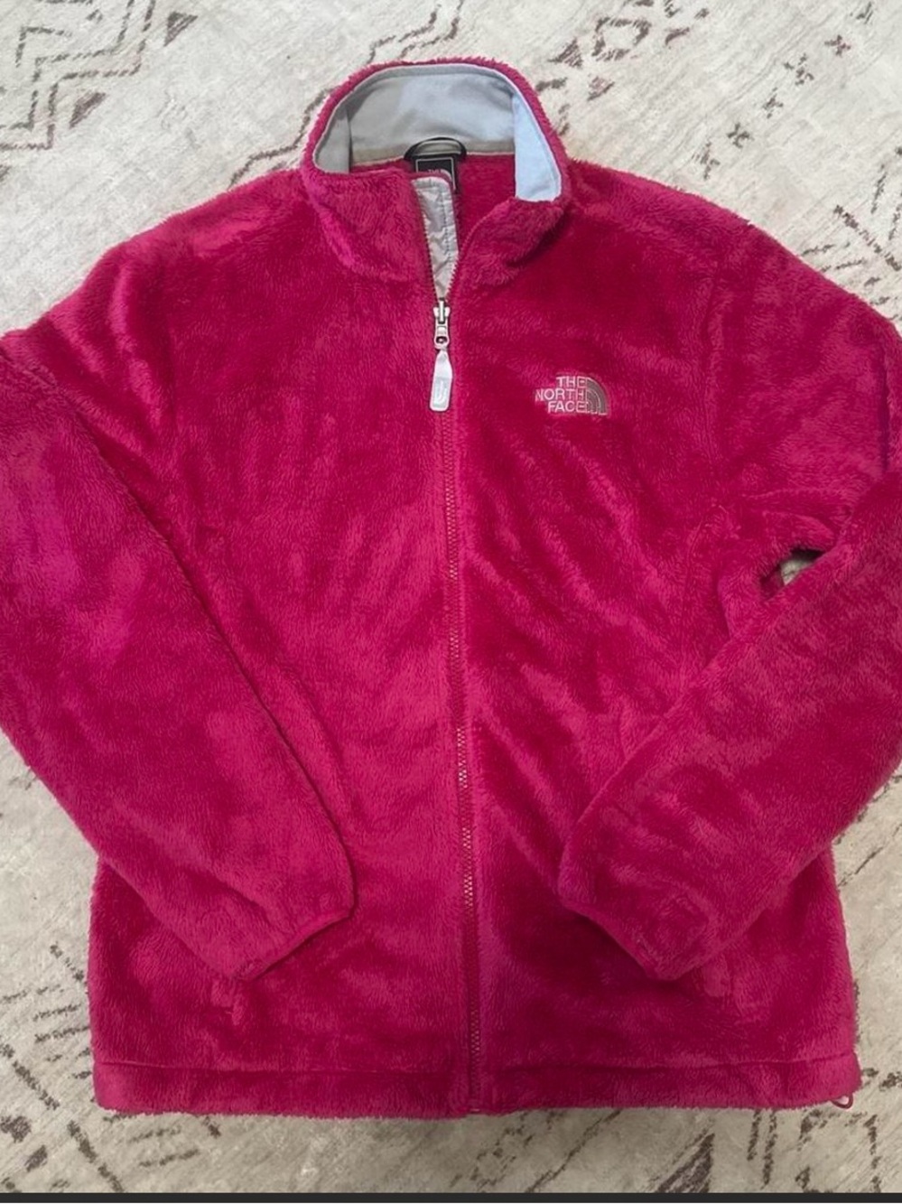 The North Face Women’s Pink Fleece Jacket - Cozy Full-Zip